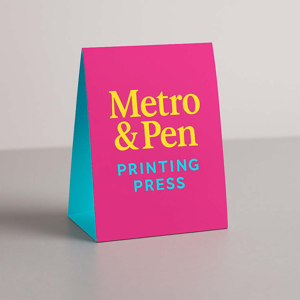 Tent card printing in UAE